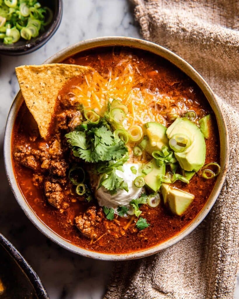 Spicy Buffalo Turkey Chili Recipe
