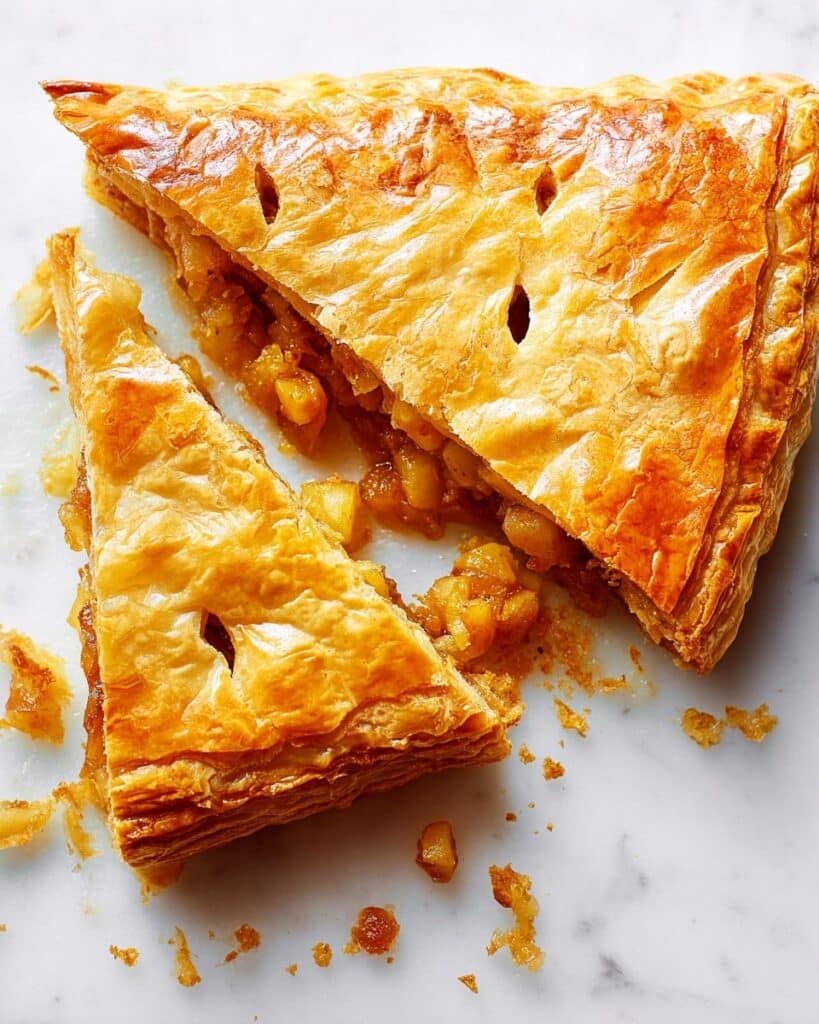 Toffee Apple Turnover Puff Pie Recipe