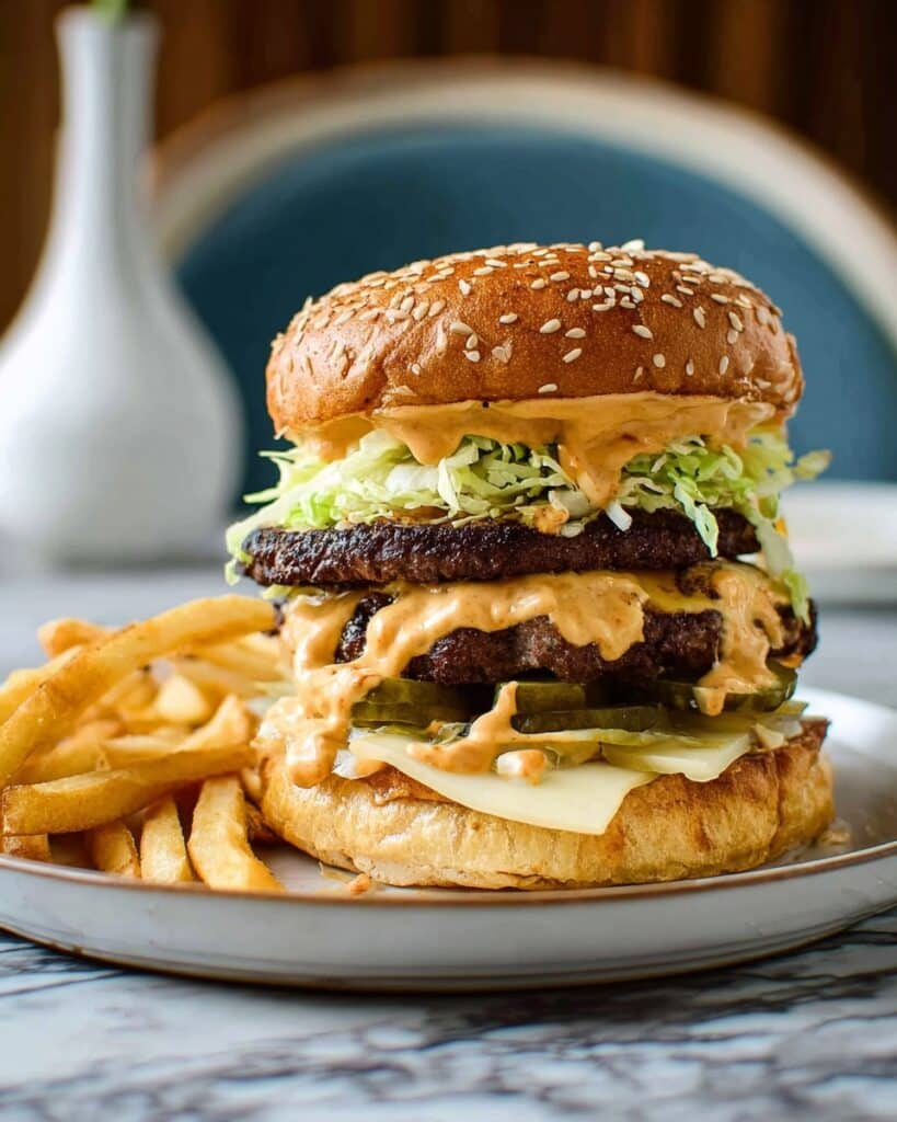 The Big Double Cheeseburger & Secret Sauce Recipe