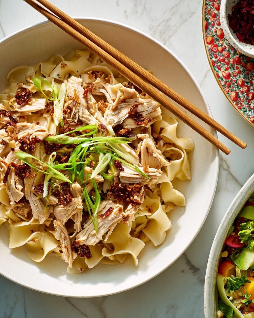 Quick & Spicy Chicken Noodles Recipe