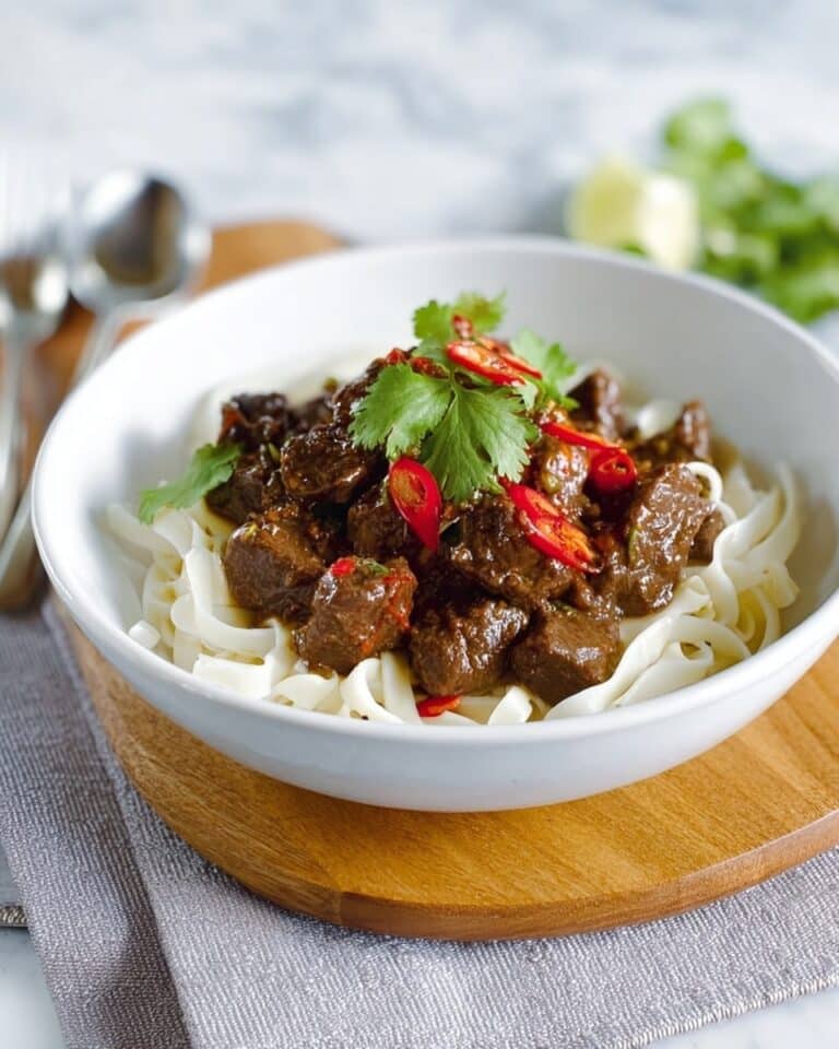 Lemongrass Beef Stew with Noodles Recipe