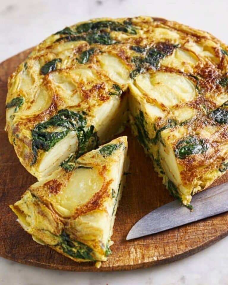 Spanish Spinach Omelette Recipe