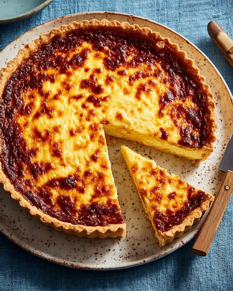Crab, Leek & Cheddar Tart Recipe