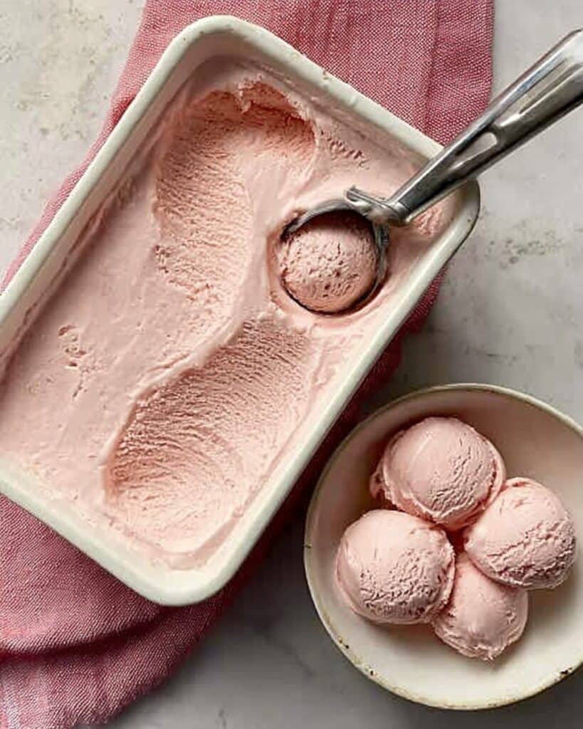 Strawberry Vanilla Ice Cream Recipe