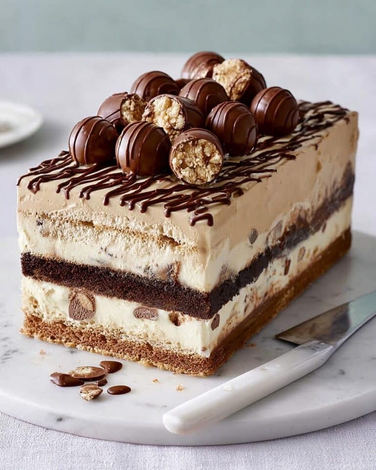 Coffee and Vanilla Ice Cream Terrine with Chocolate and Honeycomb Recipe