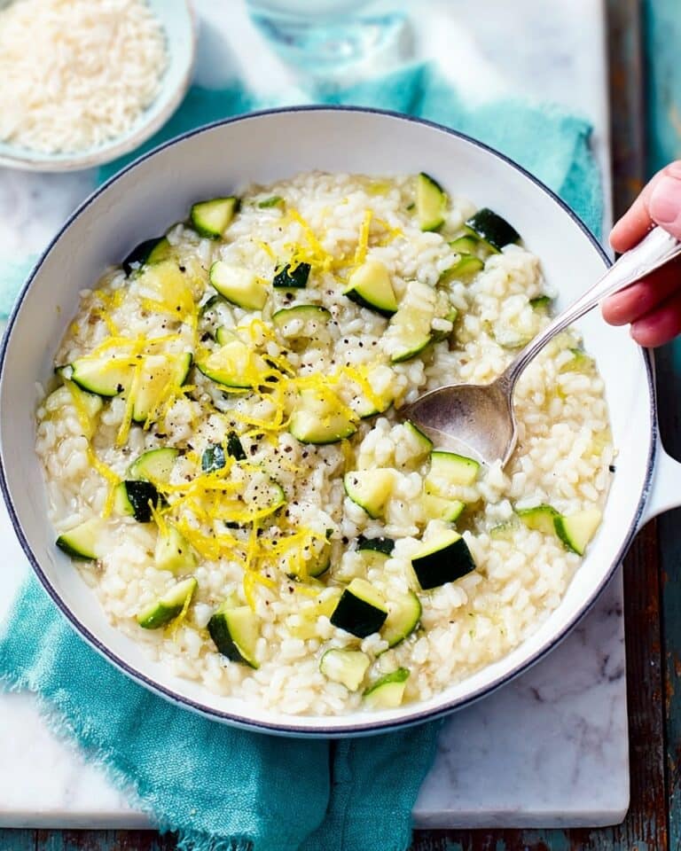 Courgette & Lemon Risotto Recipe