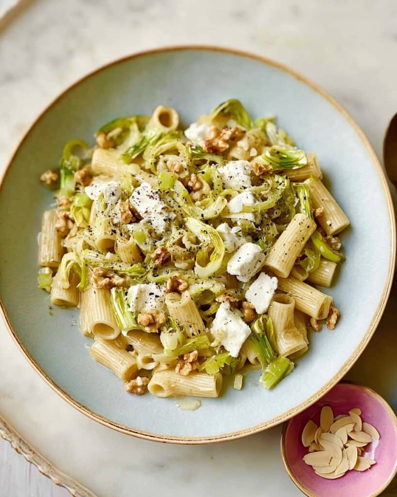 Leek, Walnut & Goat’s Cheese Pasta Recipe