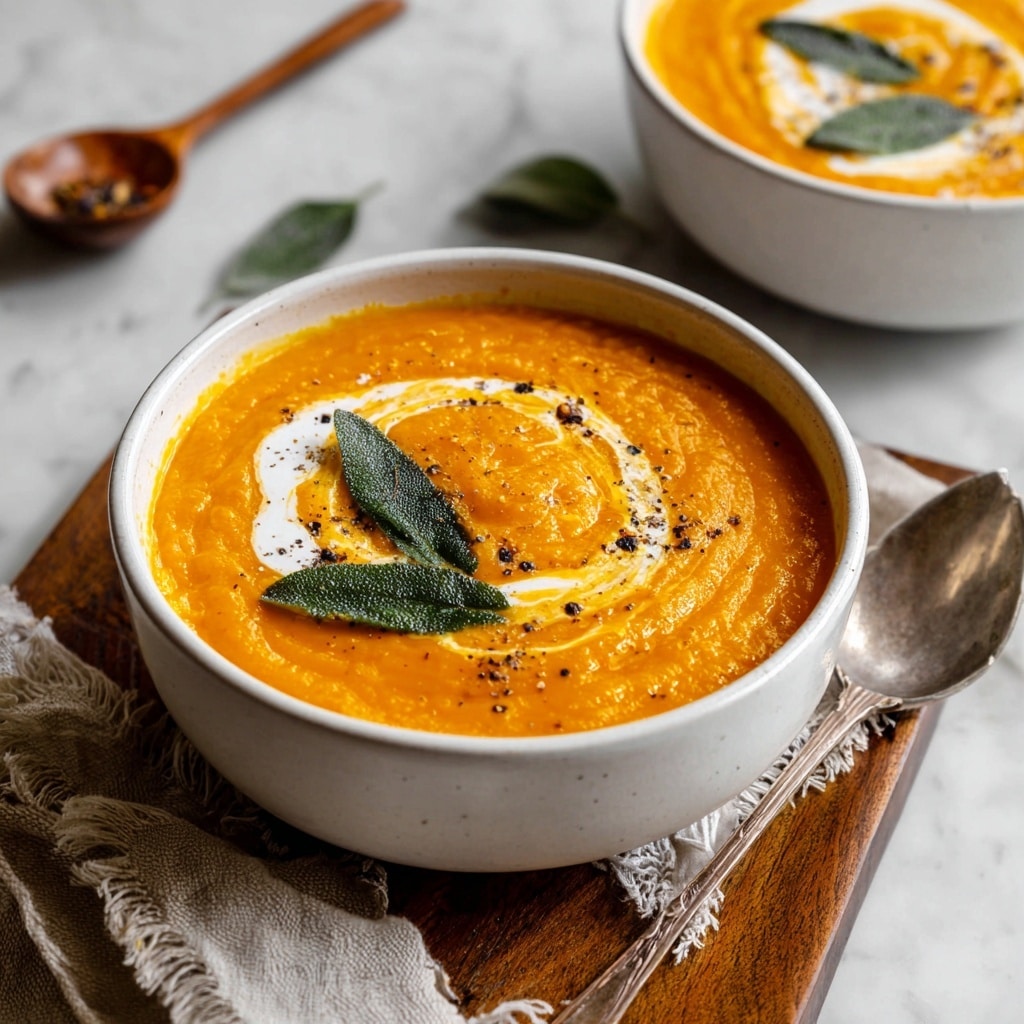 Roasted Roots and Sage Soup Recipe