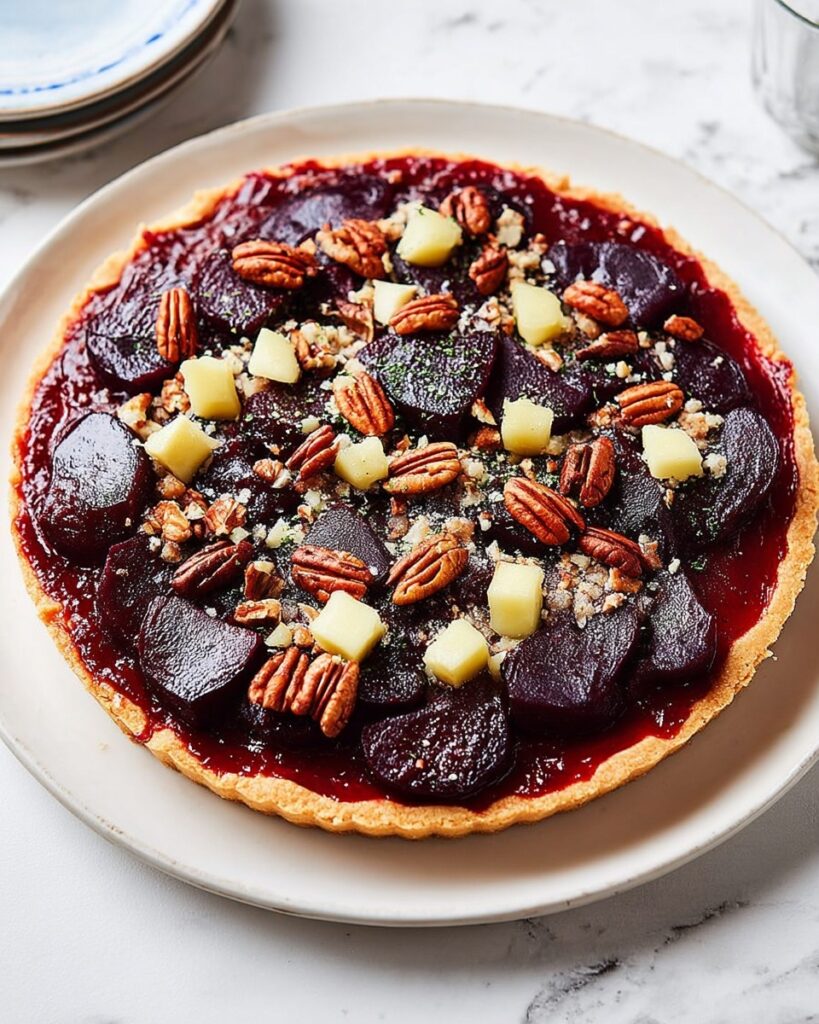 Honey Roast Beetroot & Wensleydale Tart Tartine Recipe
