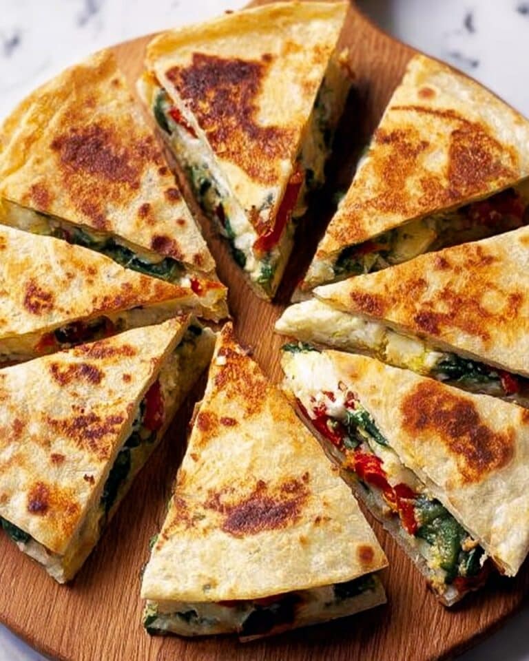 Cheesy Tortilla Wrap with Sun-Dried Tomatoes, Jalapenos, and Coriander Recipe