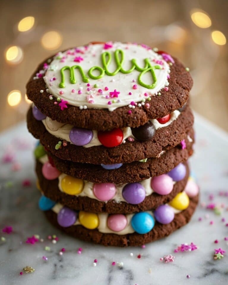 Peppermint Icing Cookies with Personalized Guest Names Recipe