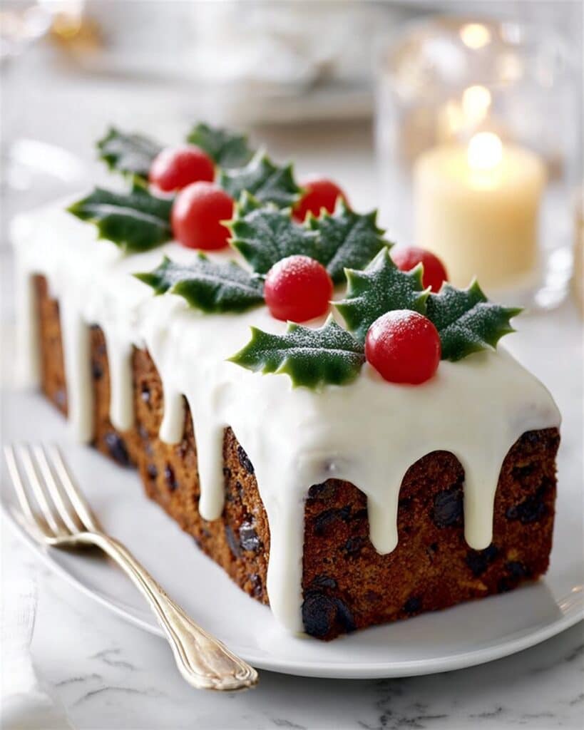 Snow-Topped Holly Cakes Recipe