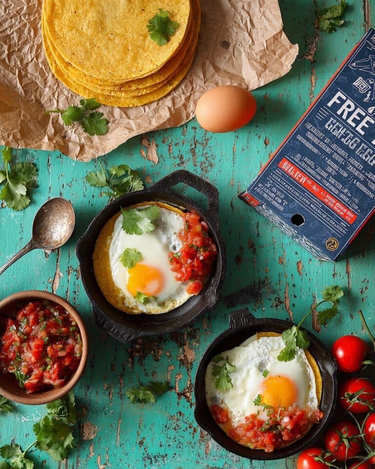 Fresh Veggie Huevos Rancheros Recipe