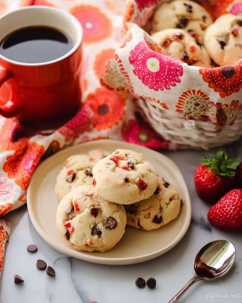 Mini Maple Strawberry Chocolate Chip Scones Recipe