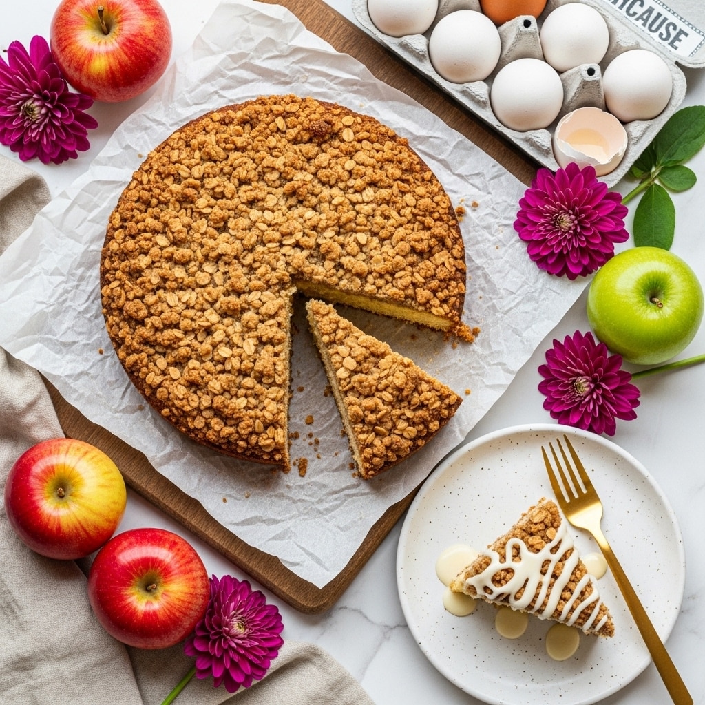 Apple Cake with Irish Cream Glaze Recipe