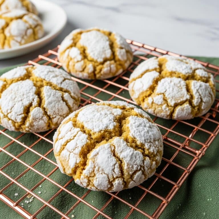 Gingerbread Crinkle Cookies Recipe