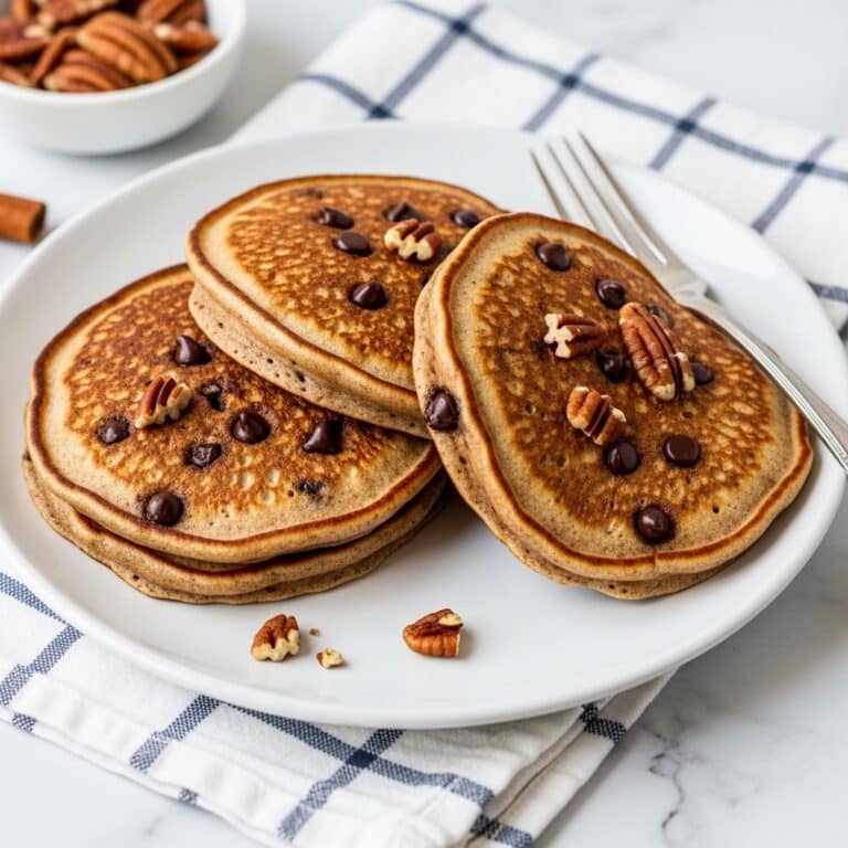 Healthy Pumpkin Oat Pancakes Recipe