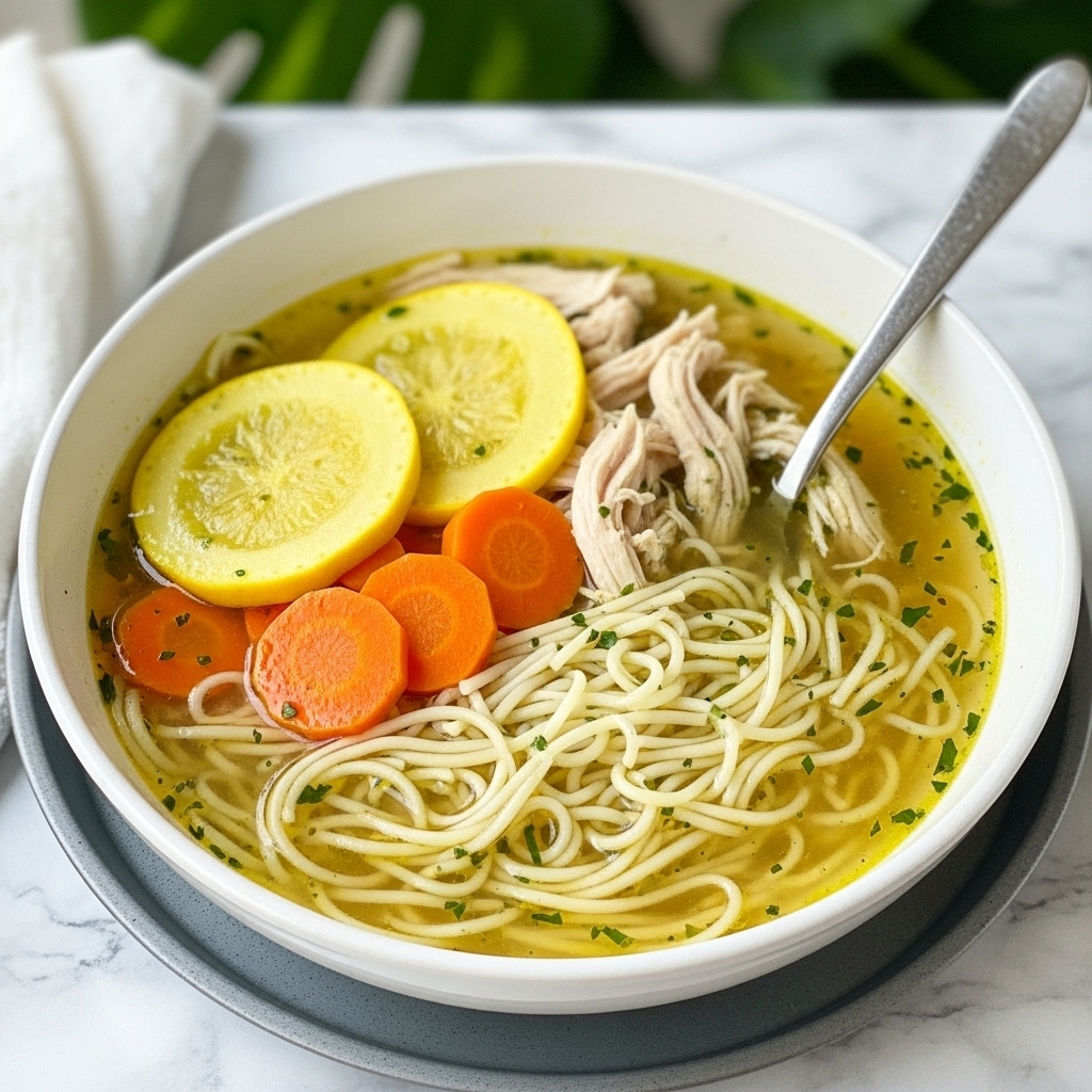 Heartwarming Turkey Soup with Bowtie Pasta Recipe