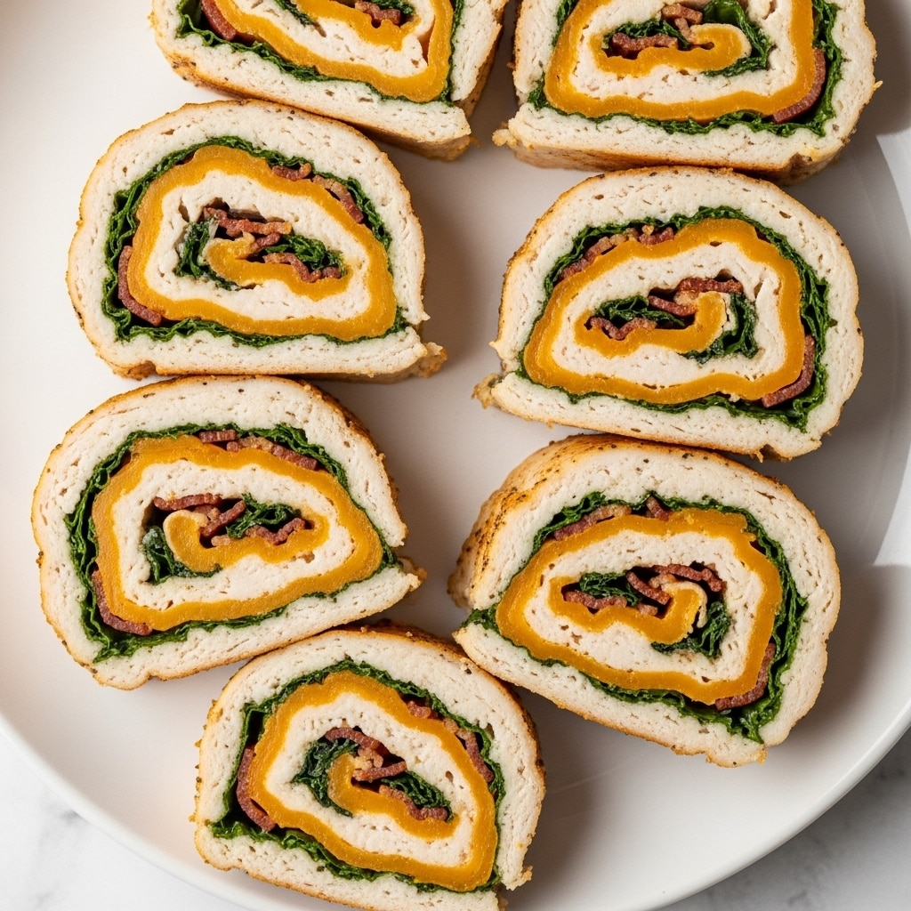 A white round plate holds about a dozen small, round egg muffins with a soft, fluffy yellow base mixed with finely chopped green herbs and small pieces of red bell pepper, each muffin about two layers thick showing a golden-brown edge on the bottom. Some muffins are stacked on top of each other, while others lie flat, garnished with sprigs of fresh green parsley scattered around the plate for decoration. The plate sits on a white marbled surface with a white cloth partially visible on one side. Photo taken with an iphone --ar 4:5 --v 7