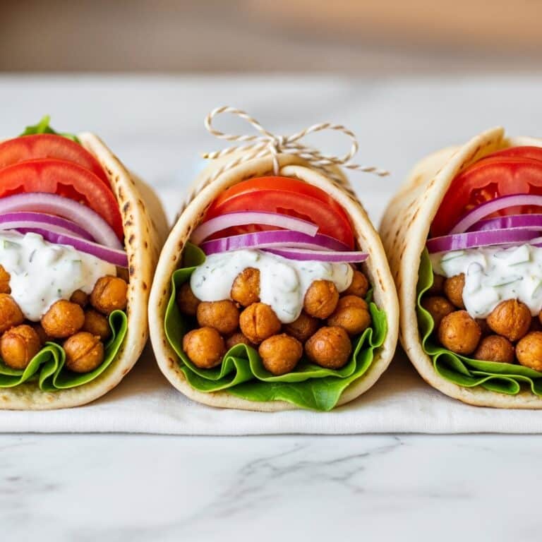 Roasted Chickpea Gyros Recipe
