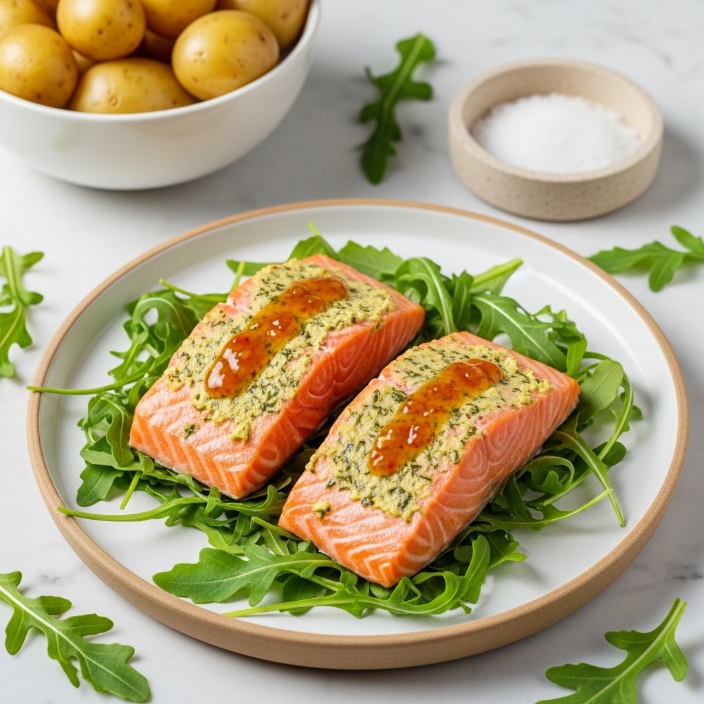 Rosemary and Marmalade Glazed Salmon Recipe