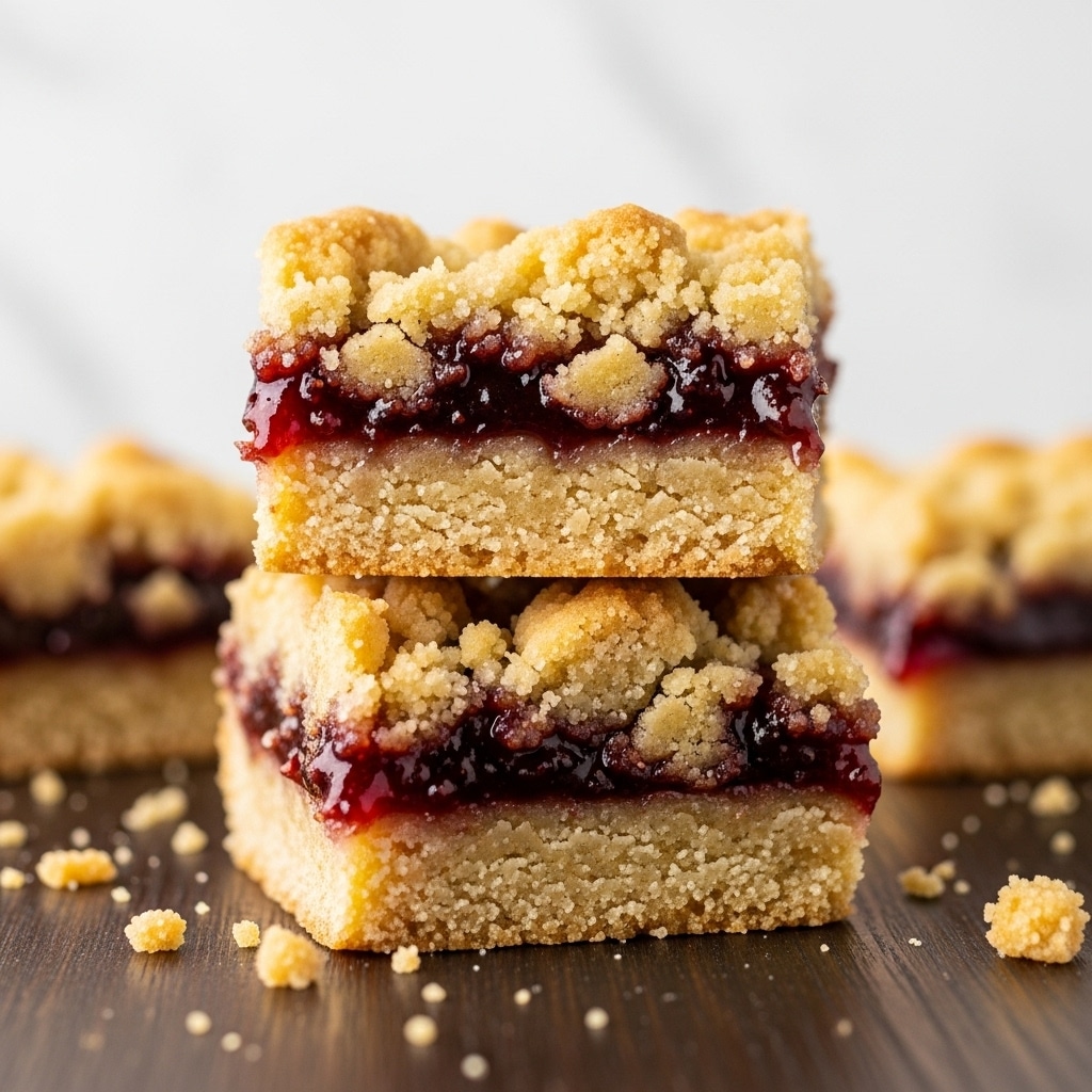 Red Raspberry Jam Bars Recipe