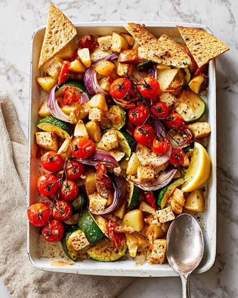 Greek Feta Traybake Recipe
