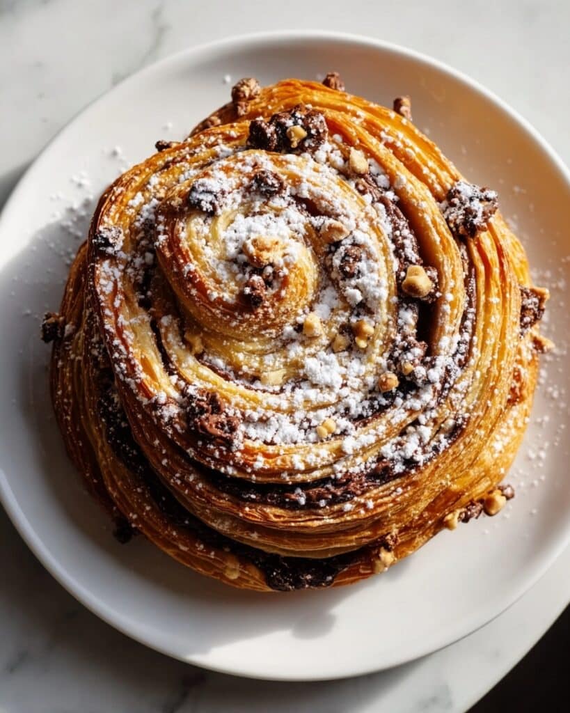 Nutella Puff Pastry Snowflakes Recipe