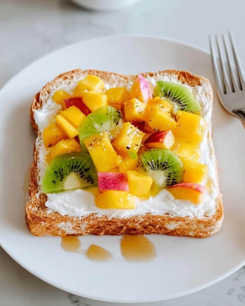Tropical Yogurt Custard Toast Recipe