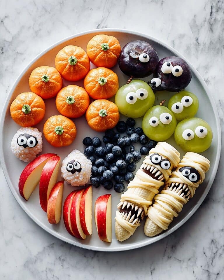 Freaky Halloween Fruit Platter Recipe