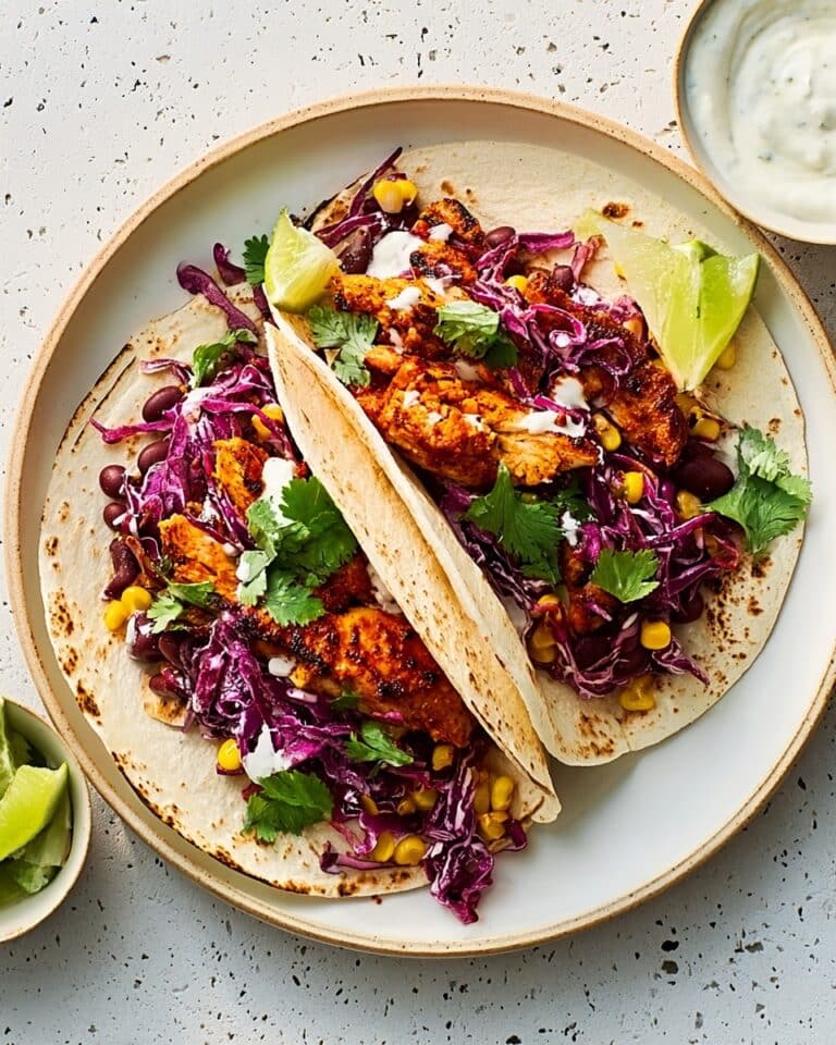 Chicken & Sweetcorn Tacos Recipe