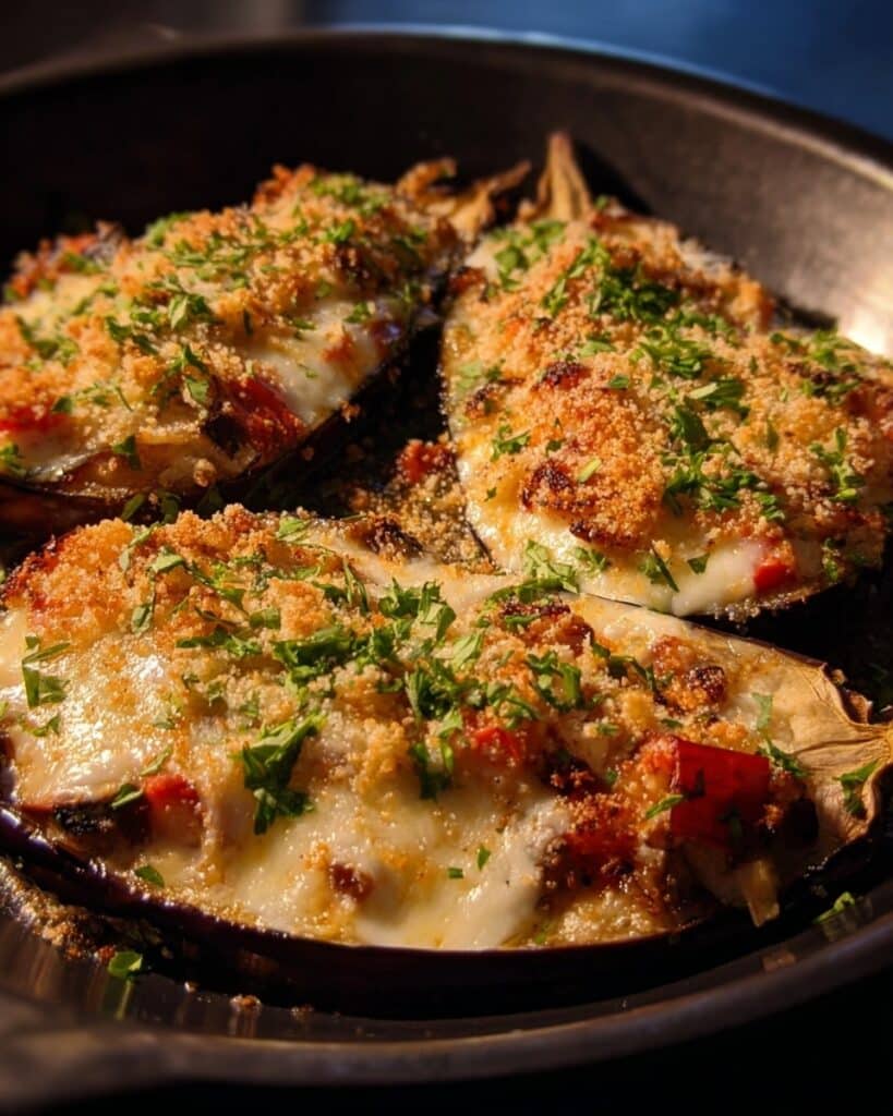 Italian-Style Stuffed Aubergines Recipe