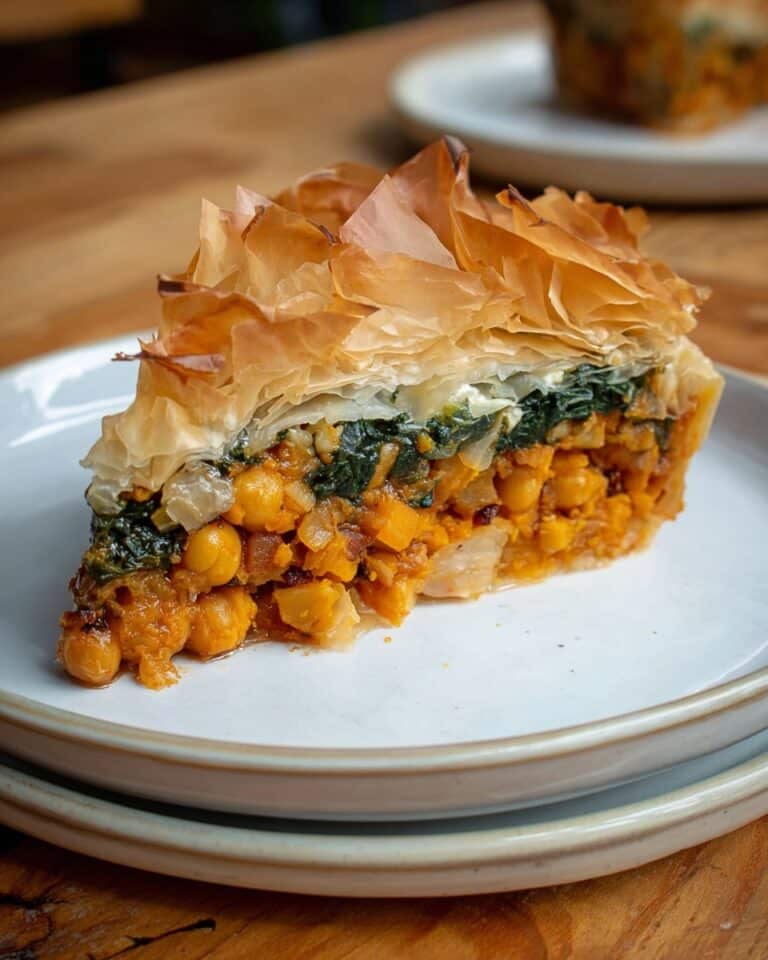 Butternut Squash & Spinach Filo Pie Recipe