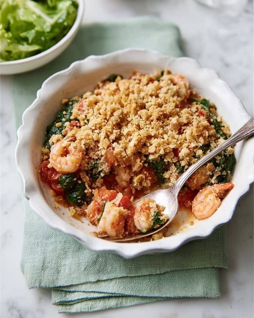 Oaty Fish & Prawn Gratin Recipe