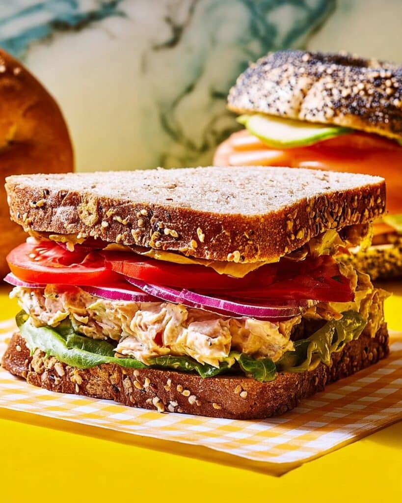 Loaded Summery Tuna Sandwiches Recipe