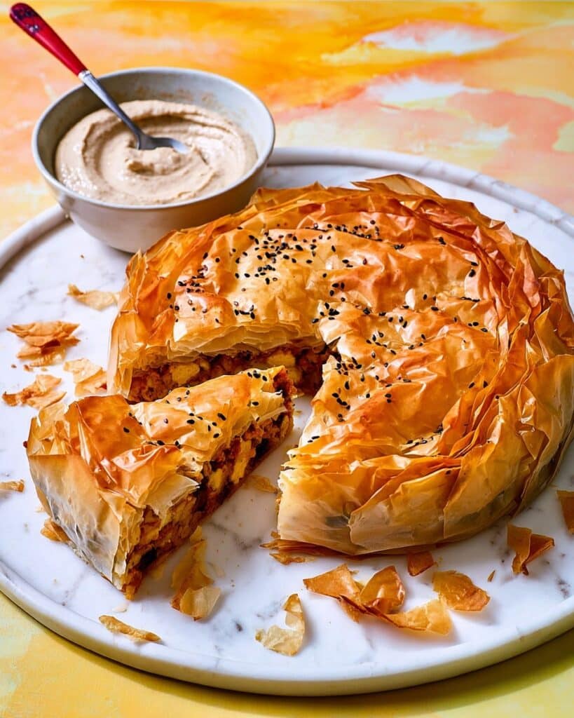 Harissa Roasted Squash & Feta Pie Recipe