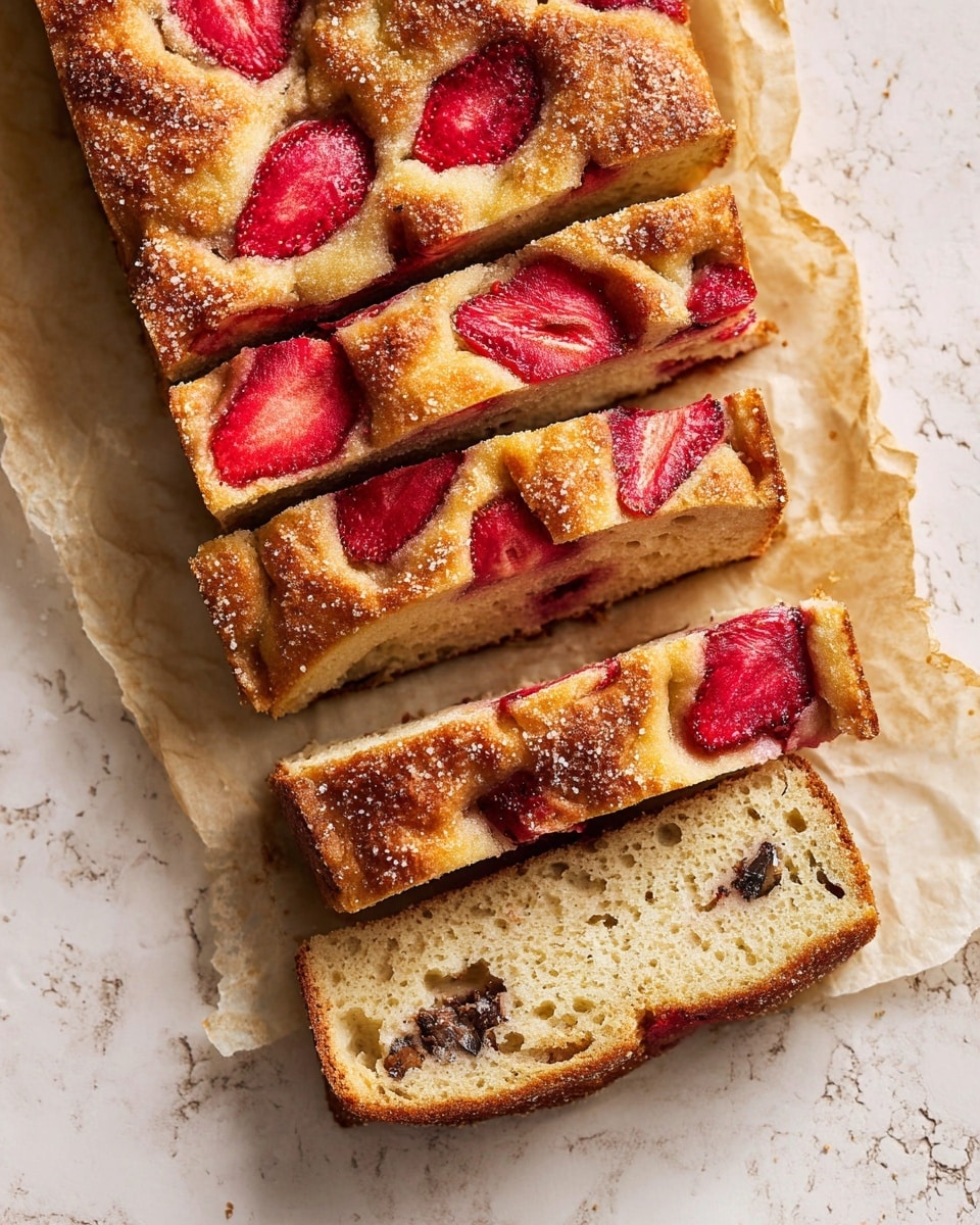 Strawberry & Chocolate Focaccia Recipe