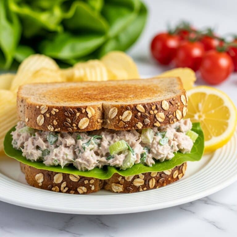 Creamy Tuna Salad with Fresh Dill and Lemon Recipe