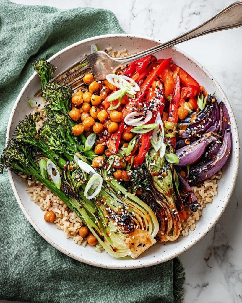 Roasted Teriyaki Veg Bowl Recipe