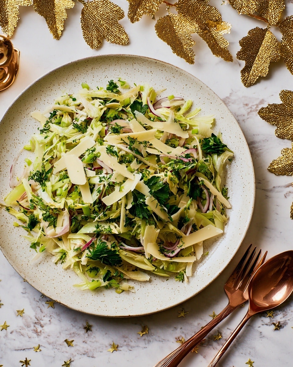 Fennel & Herb Salad with Lemon and Parmesan Recipe