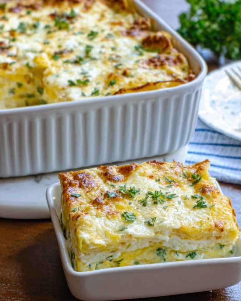Cottage Cheese Egg Bake Casserole Recipe