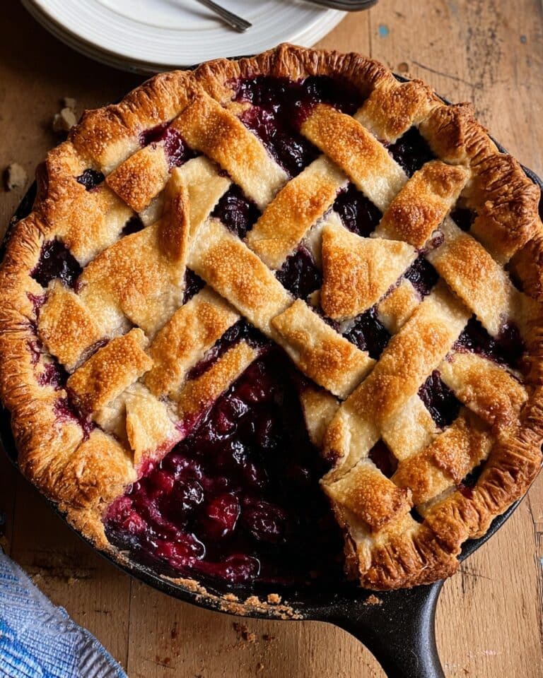 Homemade Cherry Pie with Almond-Flour Crust and Lattice Topping Recipe