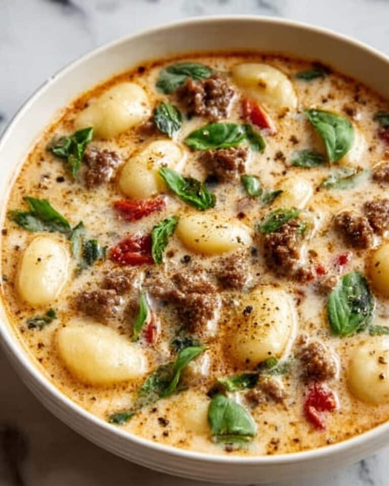 Creamy Italian Sausage Gnocchi Soup Recipe