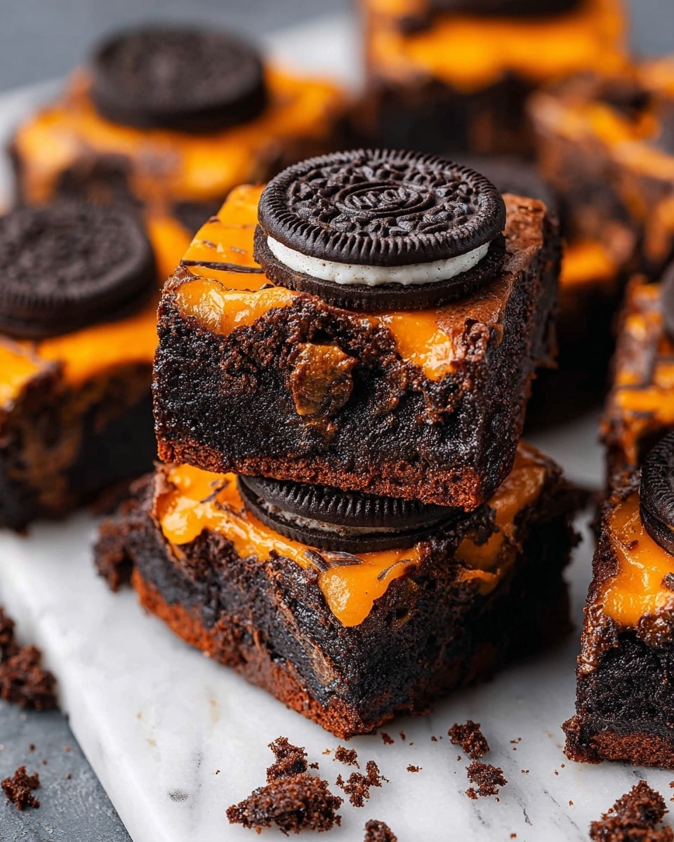 Halloween Oreo Brownies Recipe