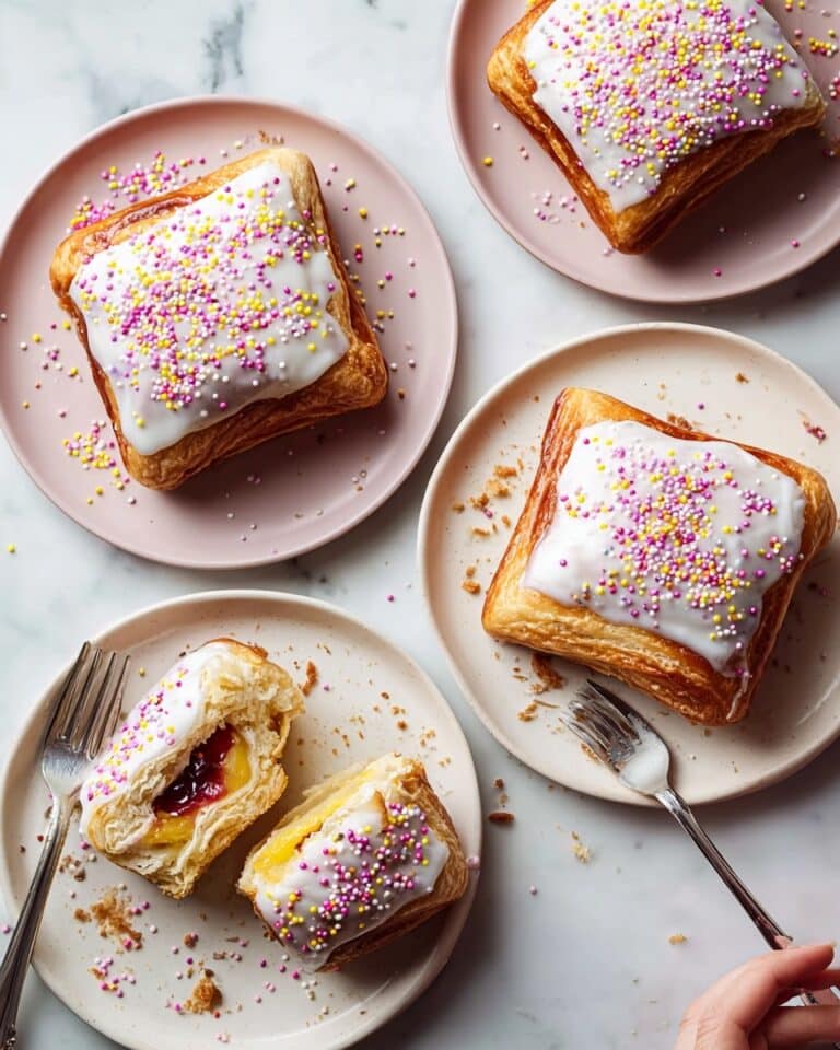 Air Fryer Jam and Custard Pastry Pockets Recipe