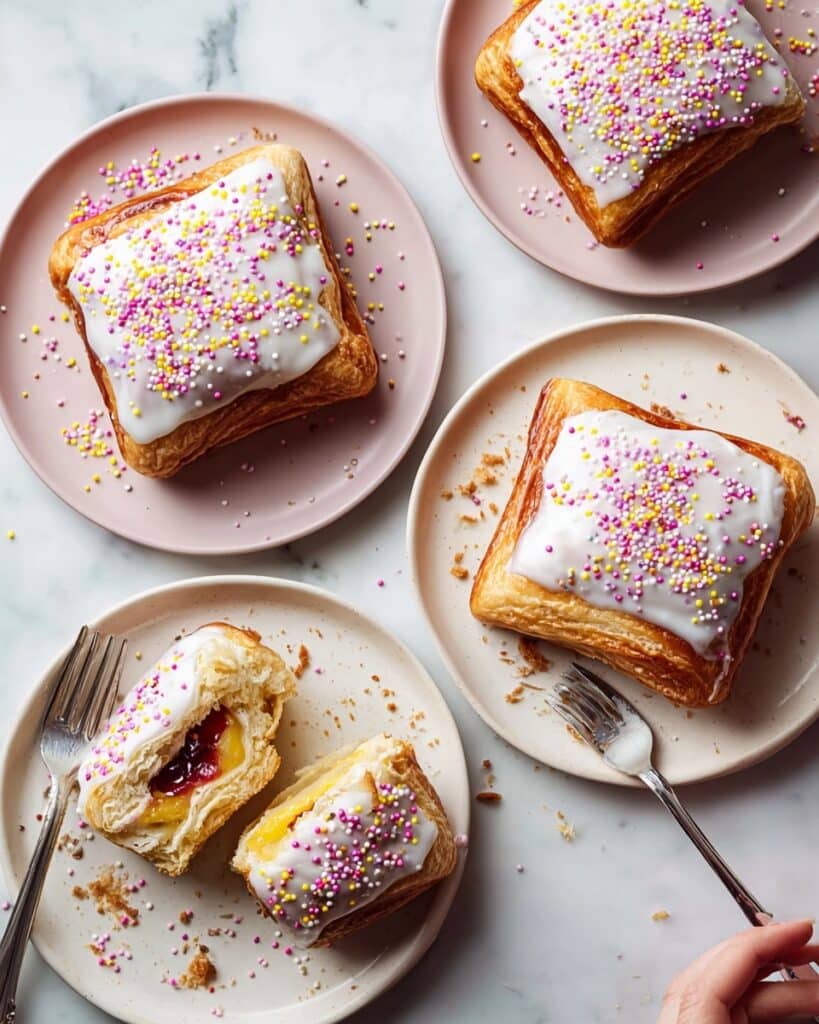 Air Fryer Jam and Custard Pastry Pockets Recipe