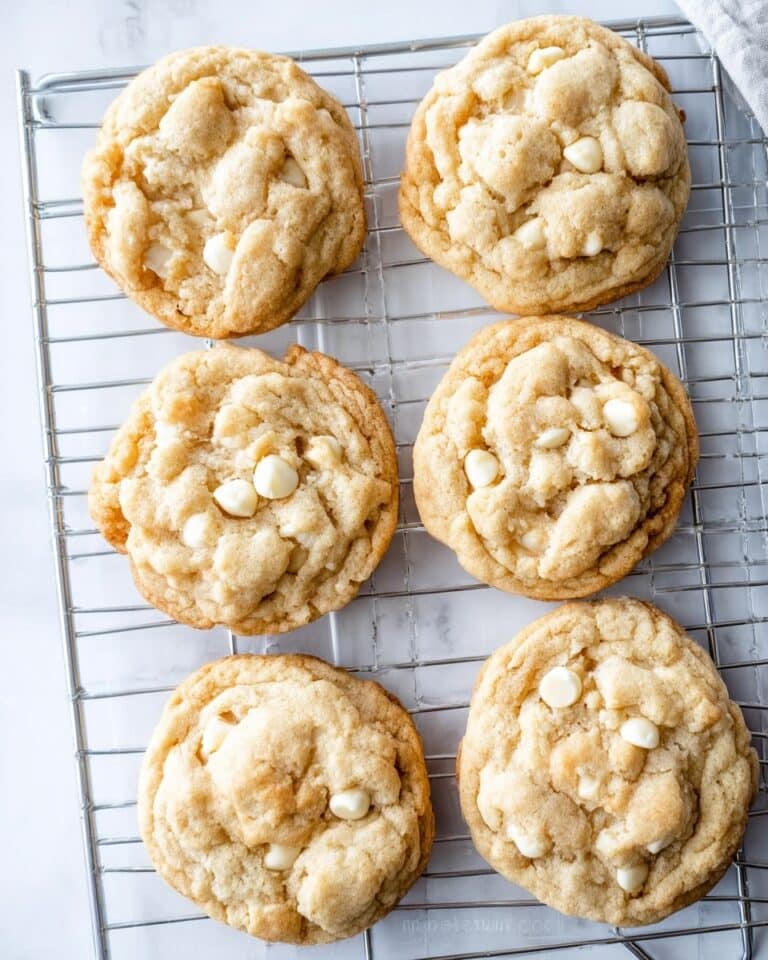 Soft Chewy White Chocolate Macadamia Nut Cookies Recipe