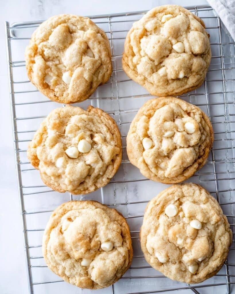 Soft Chewy White Chocolate Macadamia Nut Cookies Recipe