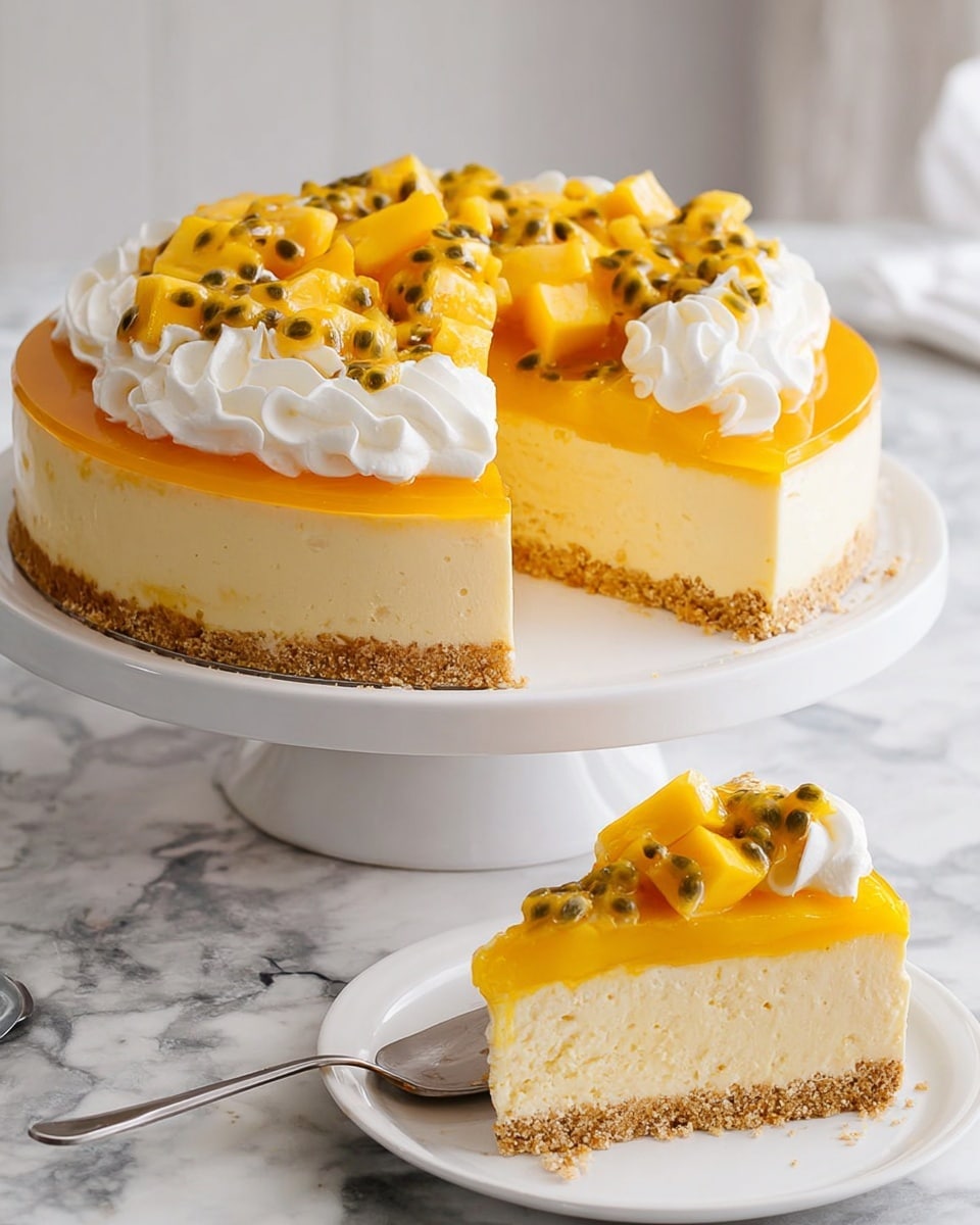 No Bake Mango Cheesecake Recipe