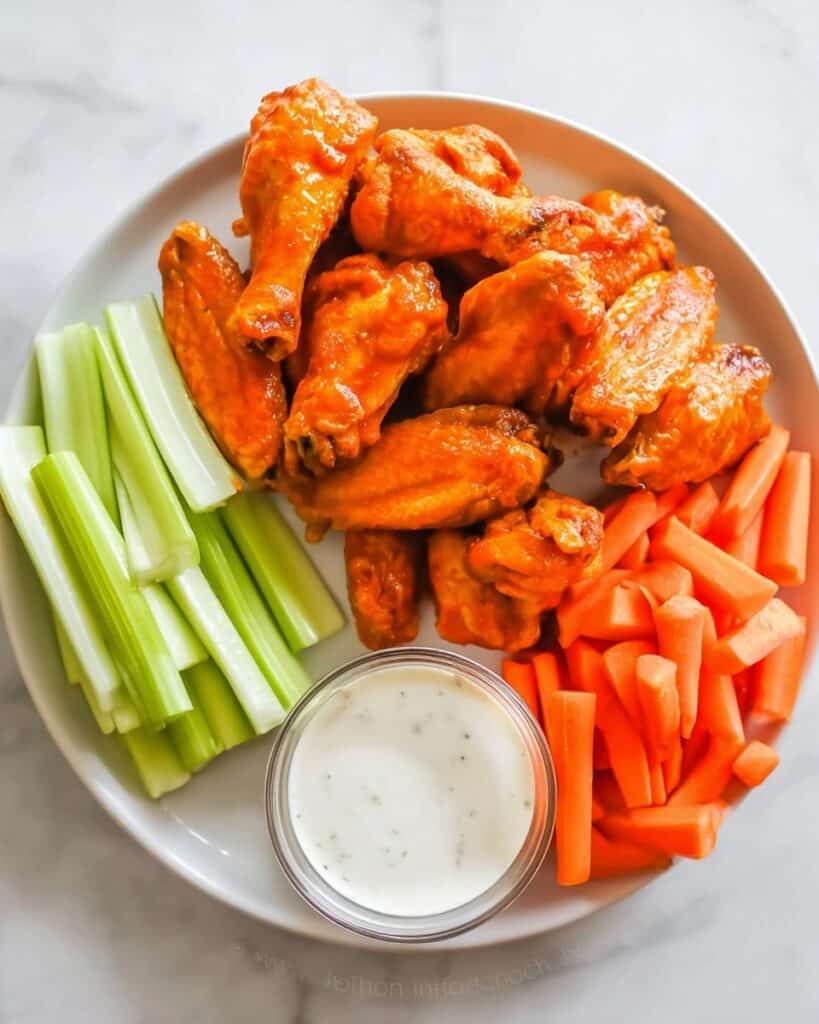 Crockpot Buffalo Wings with Spicy Seasoning and Oven Finish Recipe